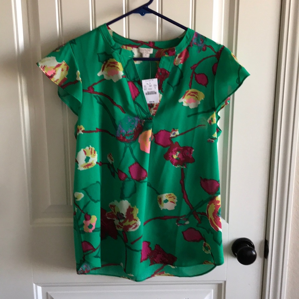 J. Crew Floral top